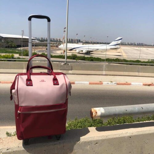 מזוודה איכותית מתקפלת  LB5013 RED