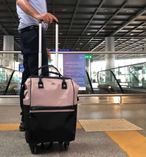 מזוודה איכותית מתקפלת LB5013 BLACK